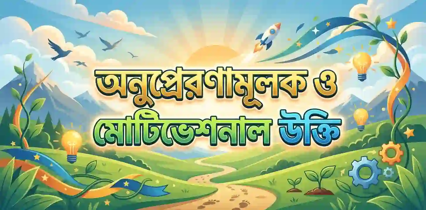 অনুপ্রেরণামূলক ও মোটিভেশনাল উক্তি