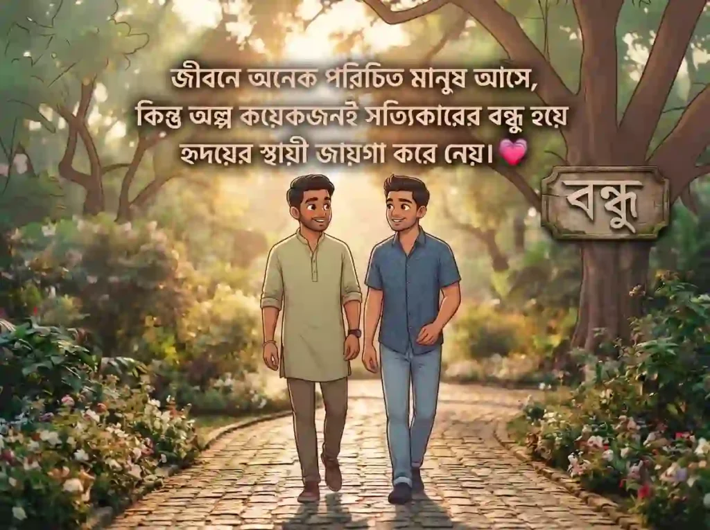 বন্ধু নিয়ে স্ট্যাটাস