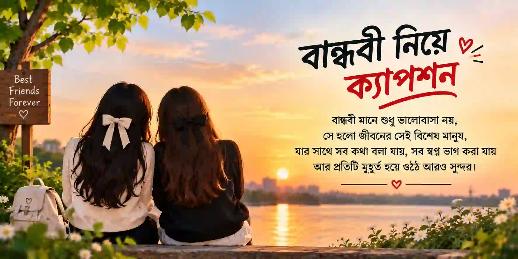 বান্ধবী নিয়ে ক্যাপশন