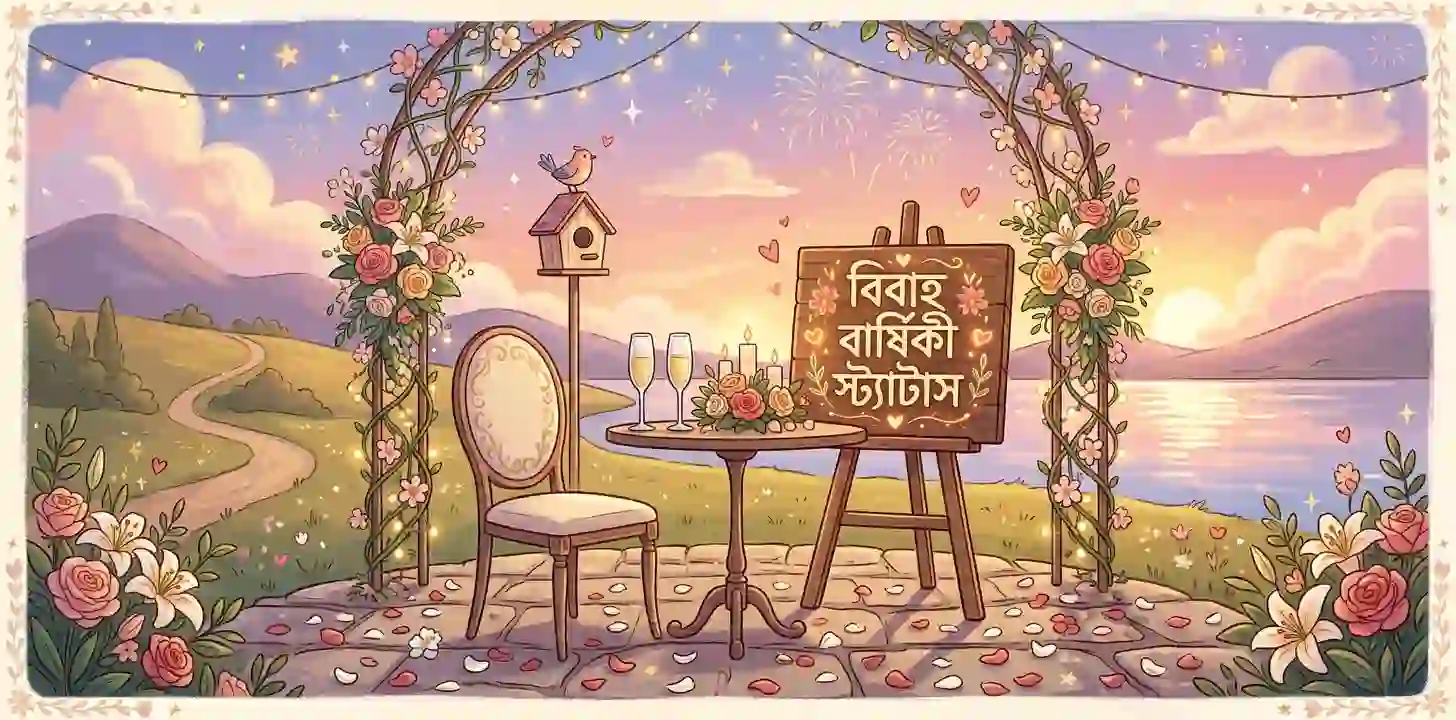 বিবাহ বার্ষিকী স্ট্যাটাস