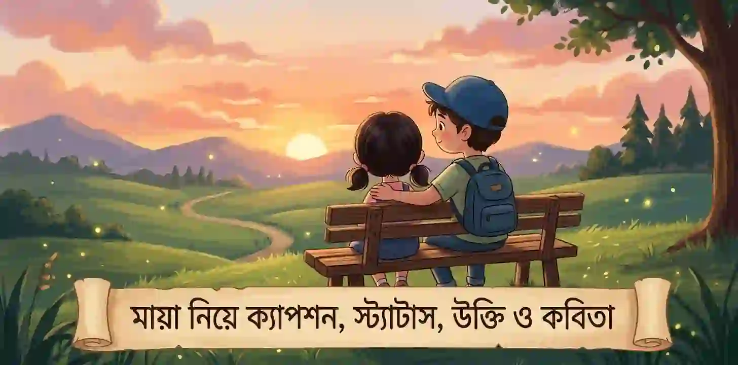 মায়া নিয়ে ক্যাপশন, স্ট্যাটাস, উক্তি ও কবিতা