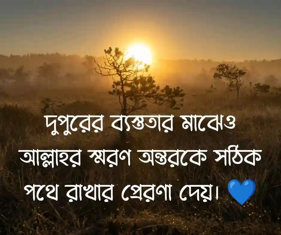 শুভ দুপুর নিয়ে ইসলামিক উক্তি