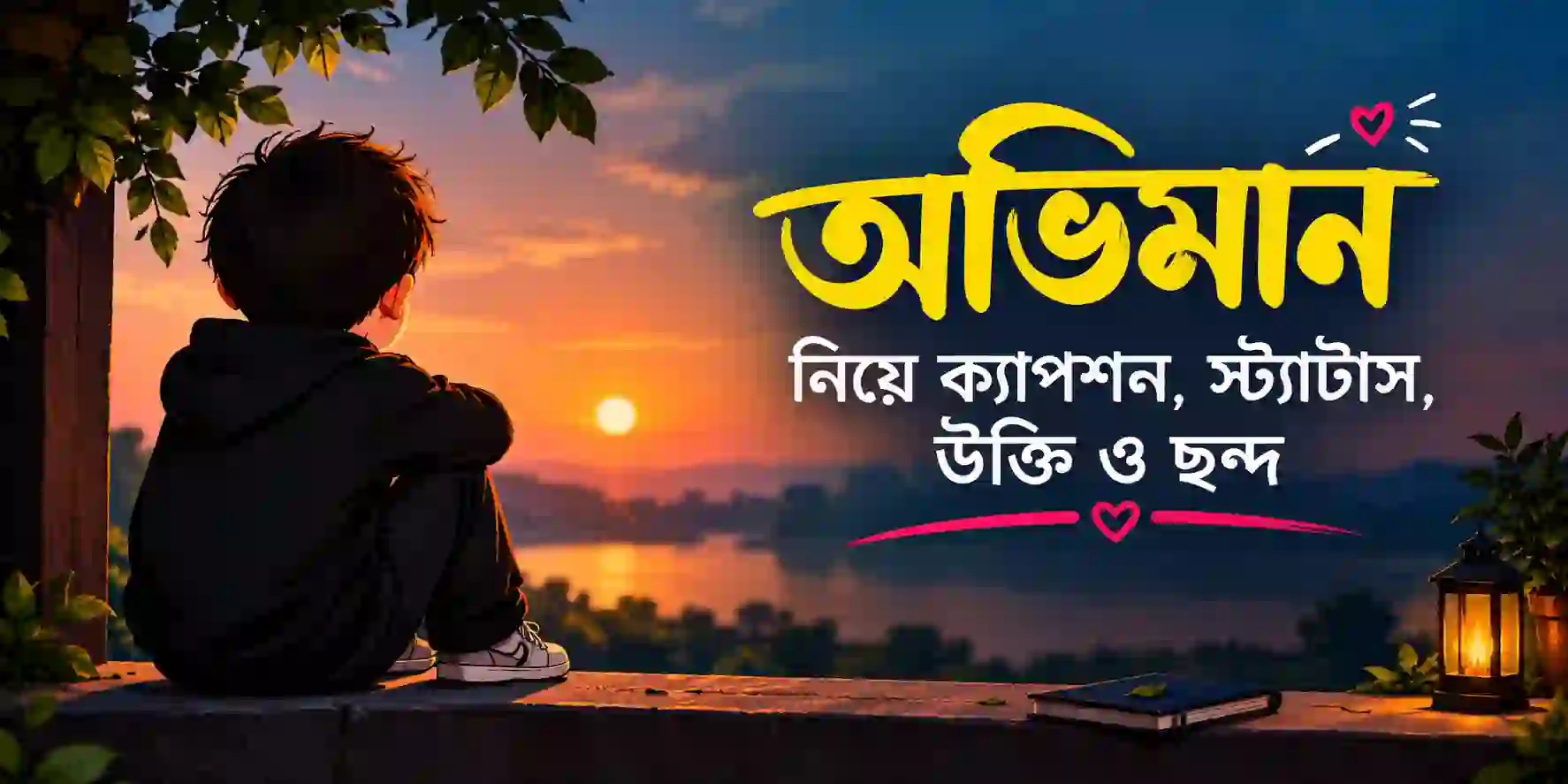 অভিমান নিয়ে ক্যাপশন, স্ট্যাটাস, উক্তি ও ছন্দ