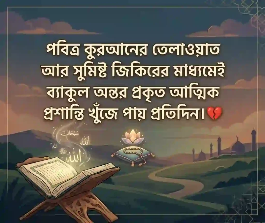 ডিপ্রেশন নিয়ে ইসলামিক স্ট্যাটাস