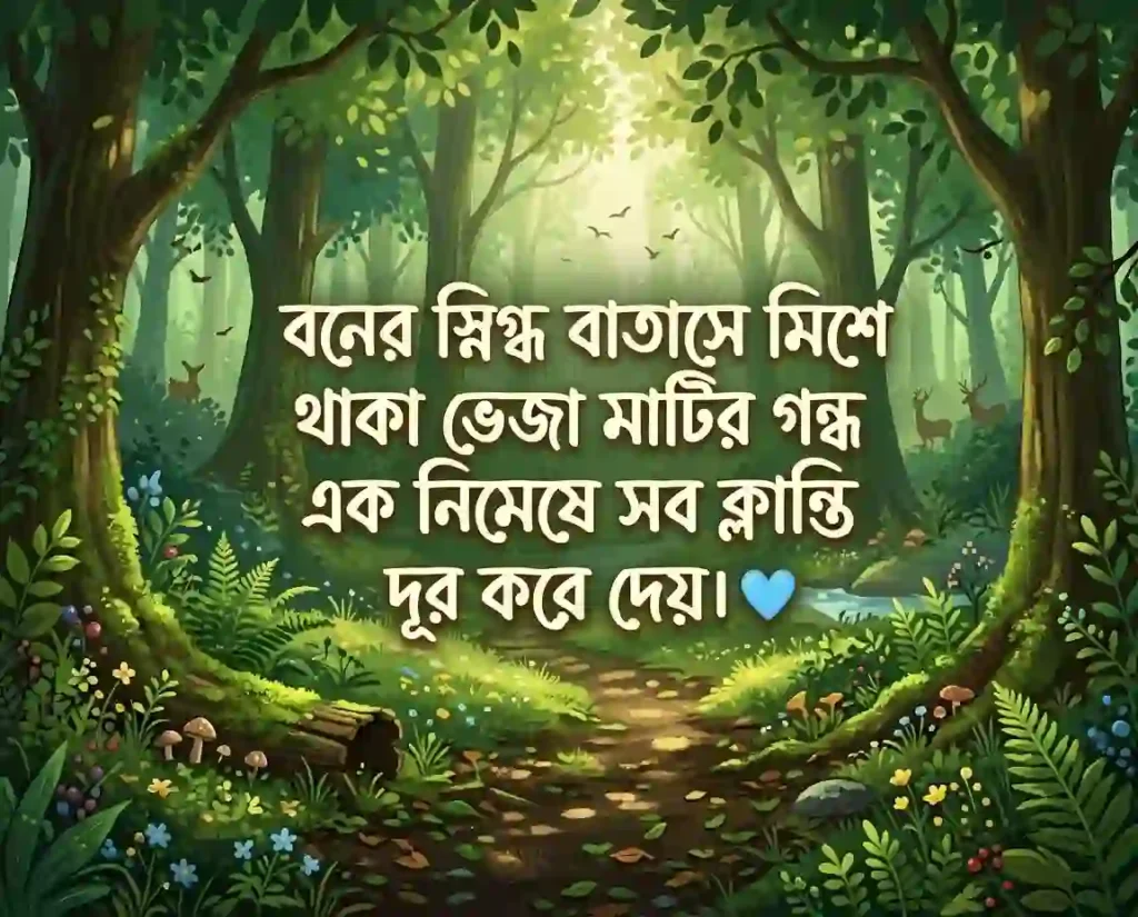 প্রকৃতি নিয়ে ক্যাপশন