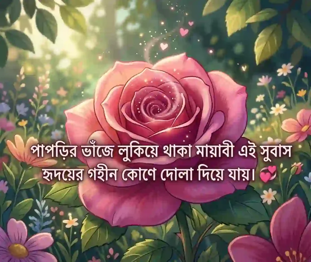 ফুল নিয়ে ক্যাপশন বাংলা