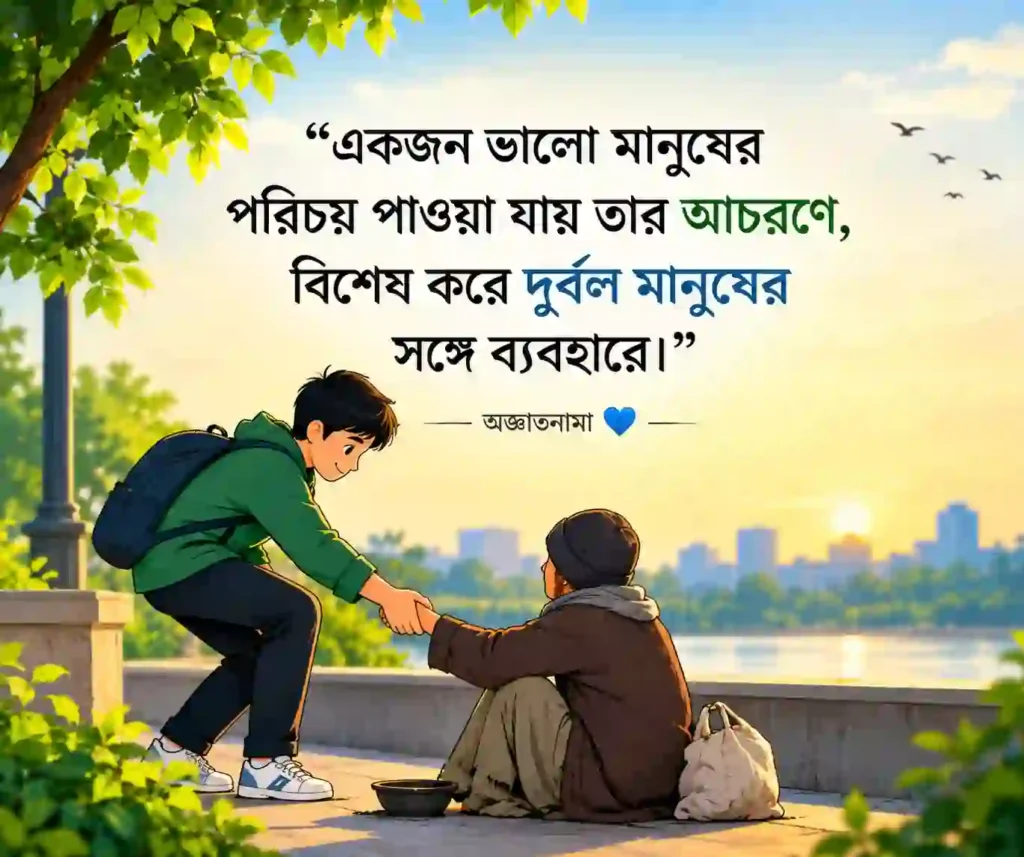 ভালো মানুষ নিয়ে উক্তি 