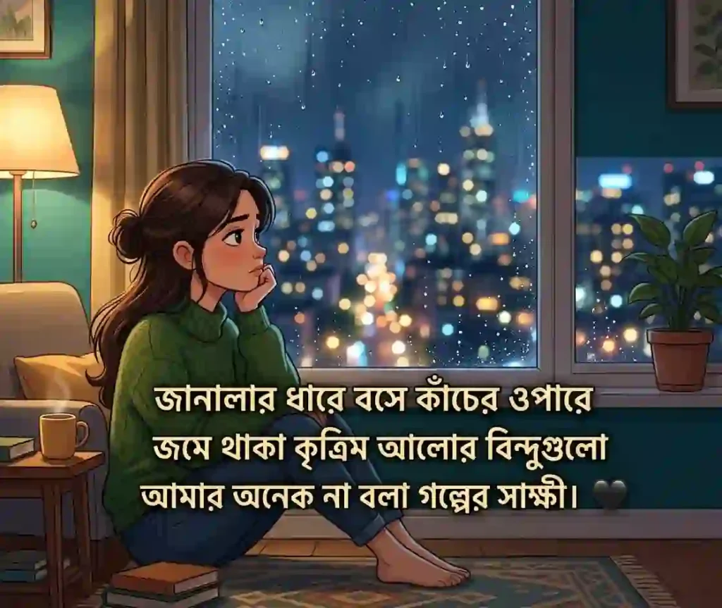 রাতের আলো নিয়ে ক্যাপশন