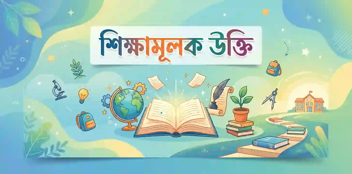 শিক্ষামূলক উক্তি