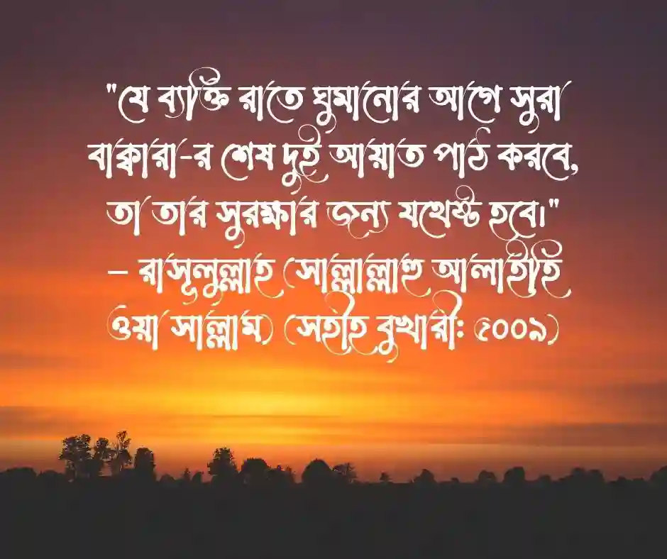 শুভ রাত্রি নিয়ে ইসলামিক উক্তি