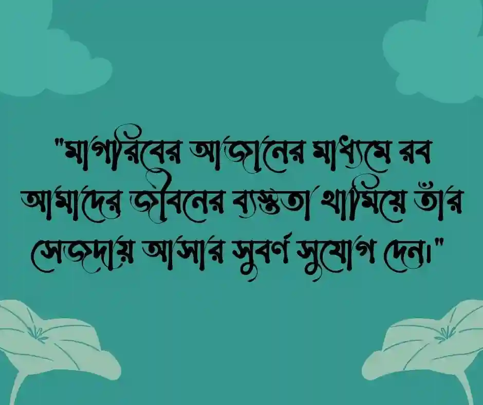 শুভ সন্ধ্যা নিয়ে ইসলামিক উক্তি