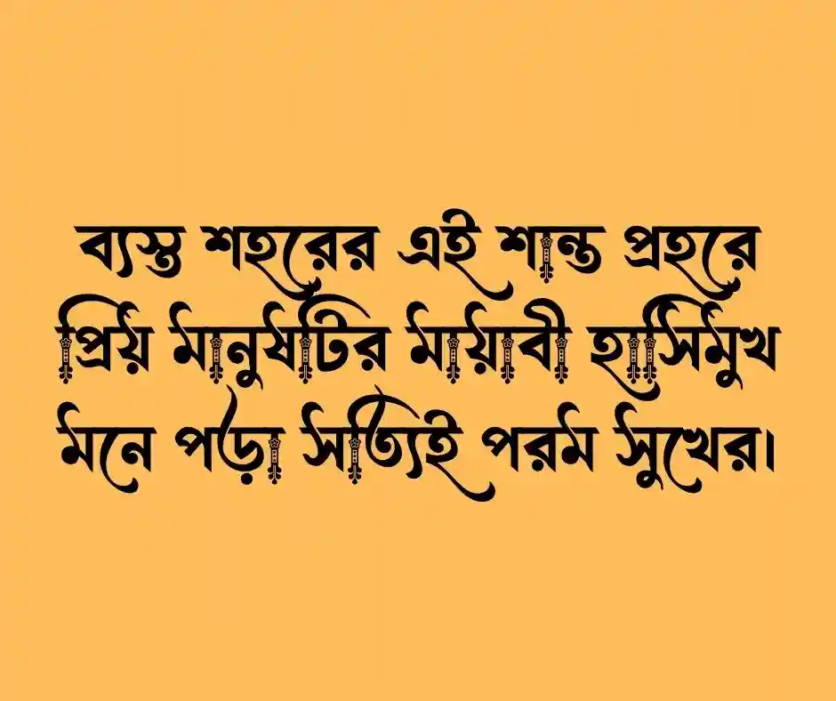 শুভ সন্ধ্যা নিয়ে ক্যাপশন