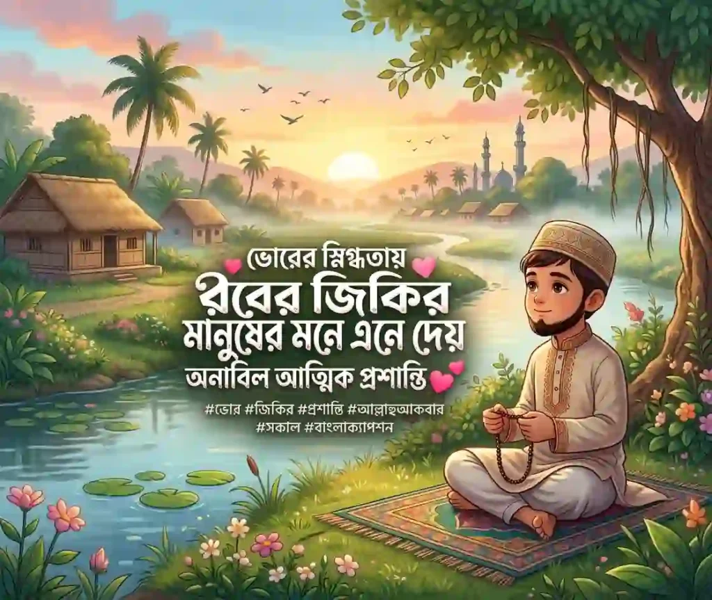 সকাল নিয়ে ইসলামিক ক্যাপশন